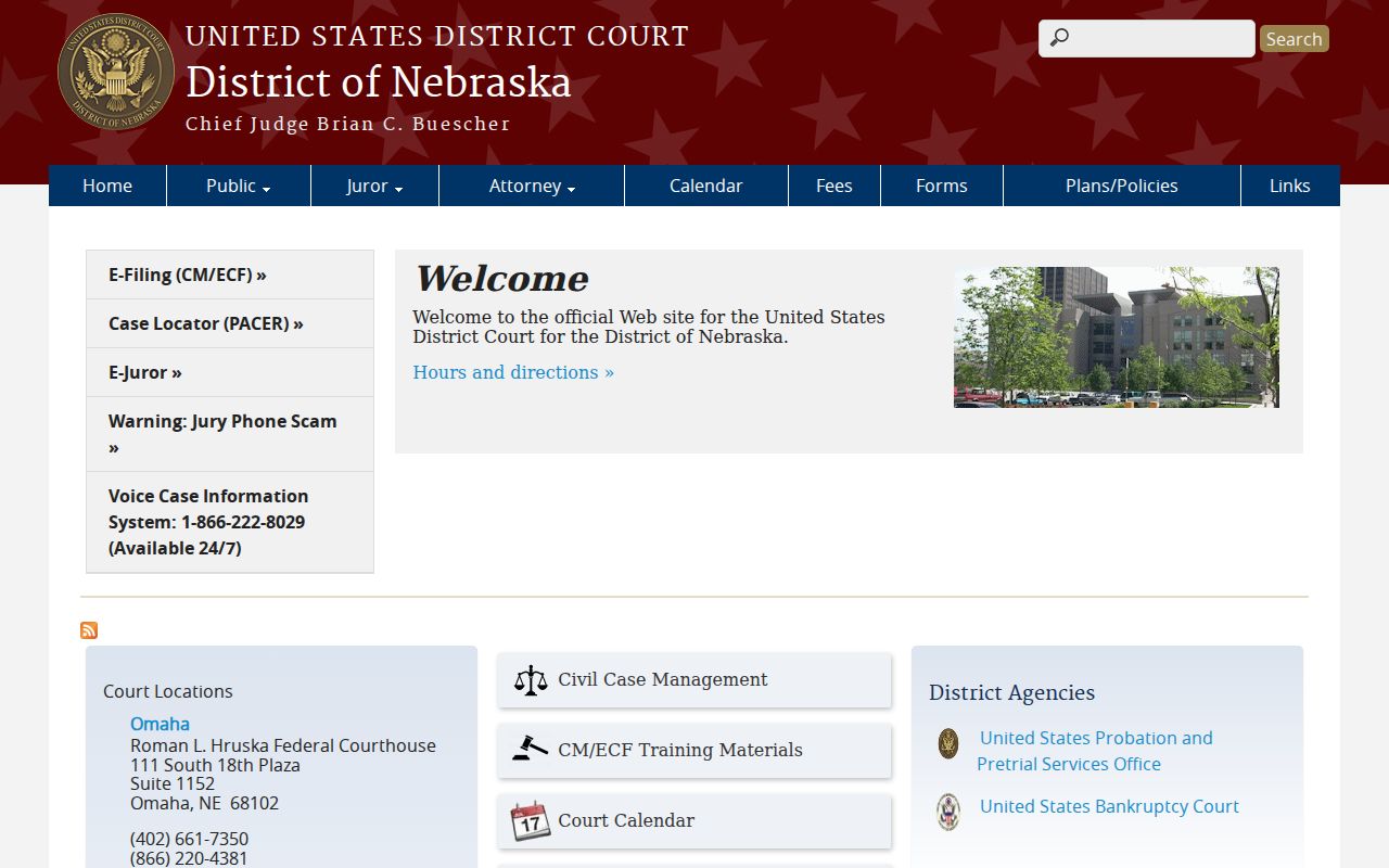 Federal court layer for Thurston County criminal records
