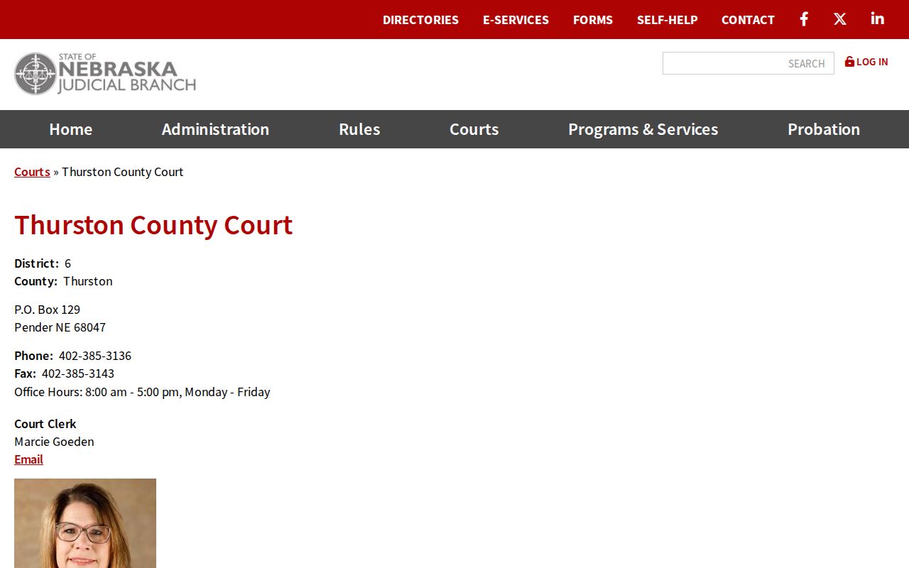 Thurston County criminal court case access directory